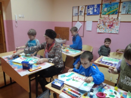 рисование печатками